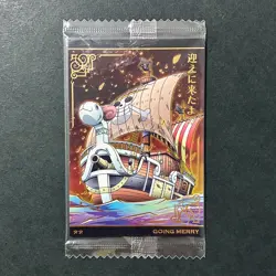 S6539 Going Merry No.6-22 R Japanese One Piece Wafer Card SEALED YM11 - Image 1