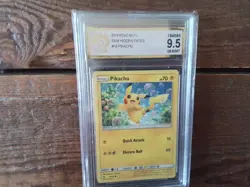 2019 Pokemon Cards promo Holo 19/68 pikachu gx graded ex v card sr art b2 - Image 1