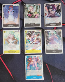 One Piece Op15 Card lot 7 cards. ladies of Adventure on Kami's Island - Image 1