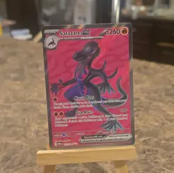 Pokemon TCG Salazzle EX 101/088 Holo Fire Stage 1 260HP 2023 Card - Image 1