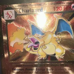 Pokemon Charizard 4/102 Celebrations UPC 25th Anniversary Metal Promo Card - LP - Image 3