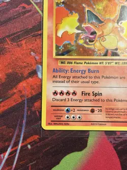 Pokemon TCG Charizard Holo Card 11/108 2016 XY Evolutions LP - Image 5