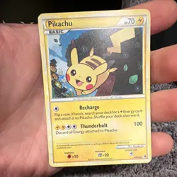Pokemon Pikachu HGSS Promo Holo Basic 70 HP Card HGSS03 English 2010 - Image 1