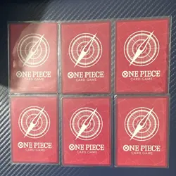 One Piece OP15 Base Leader Card Set of 6 English NM Condition - Image 2