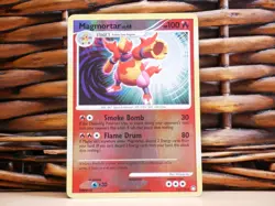 Pokemon MAGMORTAR 12/123 REV HOLO | LP Light Play | Mysterious Treasures | 2007 - Image 1