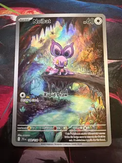 Pokemon TCG Noibat Journey Together Illustration Card 169/159 - Image 1