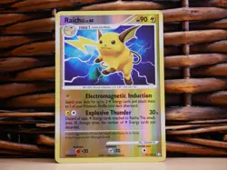 Pokemon RAICHU 15/123 REV HOLO | MP Moderate Play | Mysterious Treasures | 2007 - Image 1