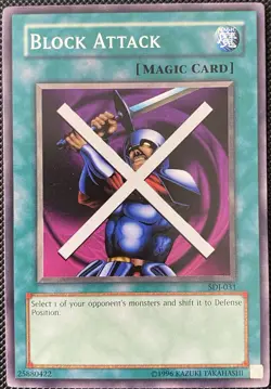Block Attack SDJ-031 Starter Deck: Joey Unlimited *DAMAGED* Yugioh Card - Image 1