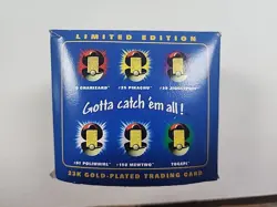 Pokemon 1999 Poliwhirl 23k Gold Plated Trading Card Pokeball Burger King Sealed - Image 4
