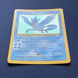 Articuno 2/62 Fossil Unlimited Rare Holo Pokemon Card WOTC Pokemon Vintage VGC - Image 3