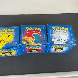 Complete Set Of 6 Blue 1st Series 23k Gold Pokemon Cards 1999 Burger King Promo - Image 4
