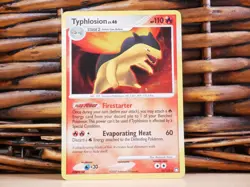 Pokemon TYPHLOSION 16/123 HOLO | LP Light Play | Mysterious Treasures | 2007 - Image 1