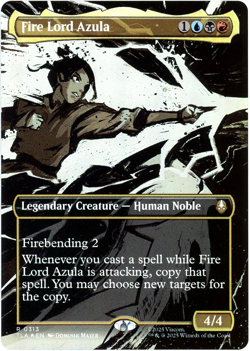 Fire Lord Azula (Borderless Foil) 0313 - Avatar: The Last Airbender TLA - MTG NM - Image 1