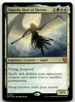 Sigarda, Host of Herons #247 (Foil) (NM) Innistrad Remastered INR Magic MTG - Image 1