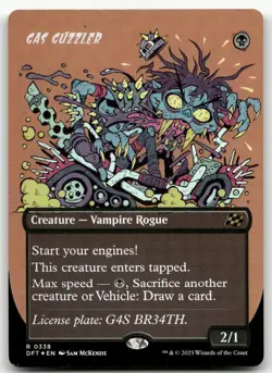 Gas Guzzler (Borderless) #338 (Foil) (NM) Aetherdrift DFT Magic MTG - Image 1