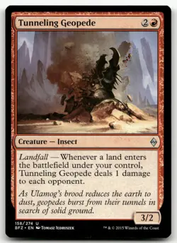 Tunneling Geopede #158 (NM) Battle for Zendikar BFZ Magic MTG - Image 1