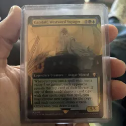 MTG Gandalf, Westward Voyager Commander: the Lord of the Rings Foil Mythic NM - Image 1