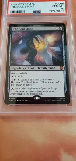 MTG Marvel Spider-Man The Soul Stone PSA 10 Gem Mint - Image 2