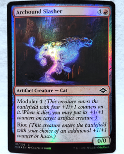 Arcbound Slasher 111/303 Modern Horizons 2 Foil Magic The Gathering TCG - Image 1