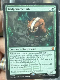 magic the gathering badgermole cub avatar the last airbender 0167 2025 - Image 1