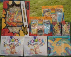 Sealed Pokemon Lot | 3 ETBS | 2 Booster Bundles | 1 Mega Emborr ex Box + MORE - Image 3