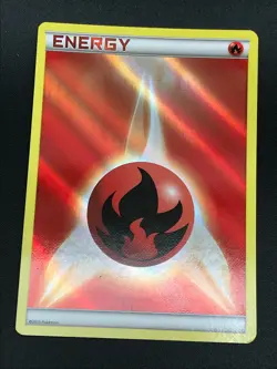 Fire Energy REVERSE HOLO RARE 2013 Pokemon Black and White NM - Image 1