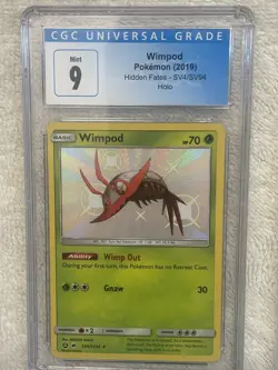 lot of 5 Pokemon Cards- 2002 DUAL BALL - WIMPOD - SURFING PIKACHU - MISMAGIUS - - Image 3