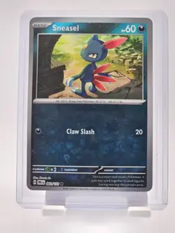 SNEASEL 2025 POKEMON PRISMATIC EVOLUTIONS REVERSE MASTERBALL #061/131 Q5384 - Image 1