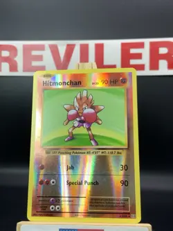 Pokemon XY Evolutions Reverse Holo Hitmonchan Card #62/108 - HP - Image 2