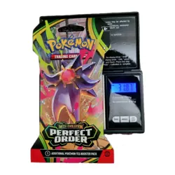 1x🔥HEAVY 31.86g🔥Pokemon Cards: Perfect Order Sleeved Booster Pack-Random Art - Image 1