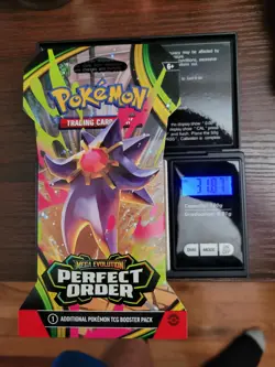 1x🔥HEAVY 31.86g🔥Pokemon Cards: Perfect Order Sleeved Booster Pack-Random Art - Image 2