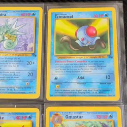WOTC 1999 Pokemon TCG Fossil 9 Card Lot Horsea Seadra Omanyte Omastar Near Mint - Image 4