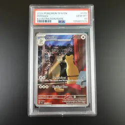 PSA 10 Persian 078/064 Pokemon Shrouded Fable Graded Card - Image 1