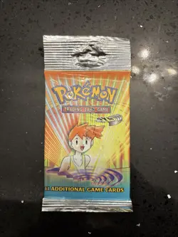1st Edition Gym Heroes Booster Pack - Misty Artwork - Sealed - Vintage Pokemon 742818062121 - Image 1
