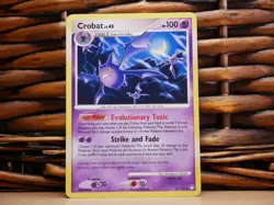 Pokemon CROBAT 23/123 RARE | LP Light Play | Mysterious Treasures | 2007 - Image 1