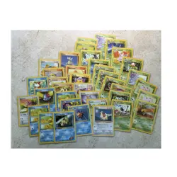 Pokemon Base Set Vintage Lot 38 Cards Pikachu Charmander Eevee Psyduck 1 Edition - Image 1