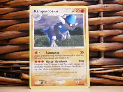 Pokemon RAMPARDOS 33/123 RARE | LP Light Play | Mysterious Treasures | 2007 - Image 1