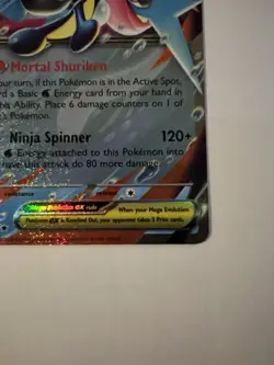 Pokemon TCG Mega Greninja ex NM - 022/086 - ME04: Chaos Rising (CRI) - Image 3