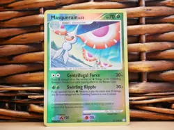 Pokemon MASQUERAIN 55/123 REVERSE HOLO | MP Played | Mysterious Treasures | 2007 - Image 1