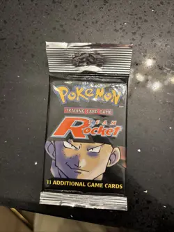 1999-2000 Pokemon Team Rocket Unlimited Booster Pack Factory Sealed - Image 1
