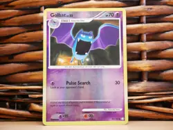 Pokemon GOLBAT 50/123 REVERSE HOLO | MP Played | Mysterious Treasures | 2007 - Image 1