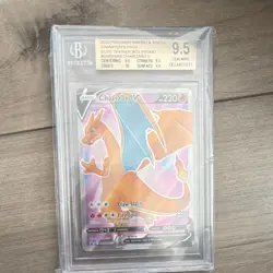 Charizard V SWSH260: Pokemon Sword & Shield Promo Holo 220 HP Beckett 9.5 - Image 1