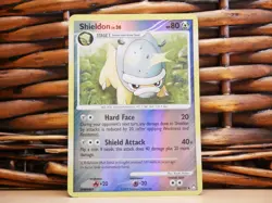 Pokemon SHIELDON 63/123 REV HOLO | LP Light Play | Mysterious Treasures | 2007 - Image 1