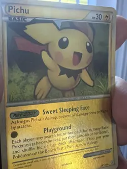 mint 💎 Pokemon 2010 Pichu RARE! 28/123 Reverse Holo Heartgold & Soulsilver - Image 2