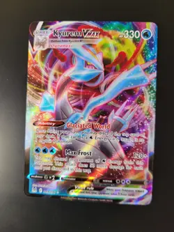 Pokemon Lost Origin Ultra Rare Holo Kyurem VMAX 049/196 NM - Image 1