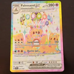 Palossand ex SV: Surging Sparks Pokemon Ultra Rare Holofoil 221/191 NM - Image 1