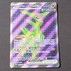 Iron Leaves ex 186 NM Pokemon SV05: Temporal Forces Ultra Rare Holofoil - Image 1