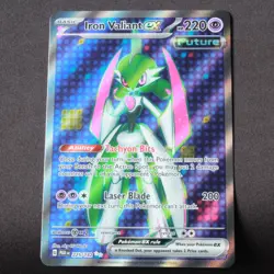 Iron Valiant ex SV04: Paradox Rift Pokemon Ultra Rare Holofoil 225/182 NM - Image 1