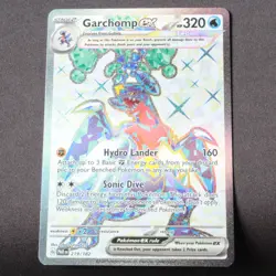 Garchomp ex SV04: Paradox Rift Pokemon Ultra Rare Holofoil 219/182 NM - Image 1