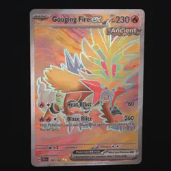 Gouging Fire ex SV05: Temporal Forces Pokemon Ultra Rare Holofoil 188/162 NM - Image 1